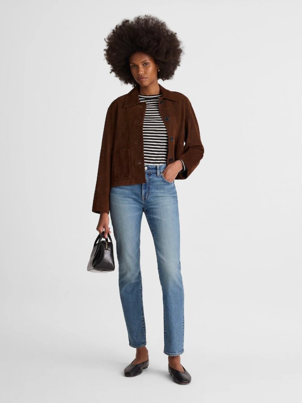 Madewell The Jules Slim-Straight Jean in Atlin Wash